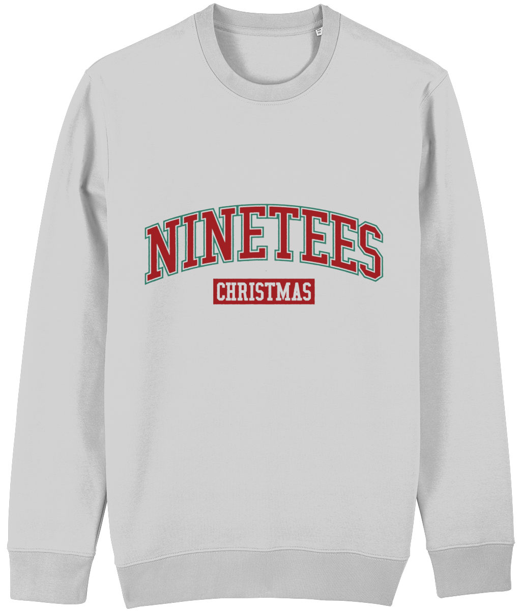 NINETEES CHRISTMAS VARSITY SWEATER