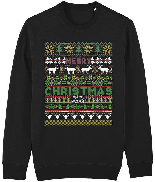 NINETEES MERRY CHRISTMAS UGLY SWEATER