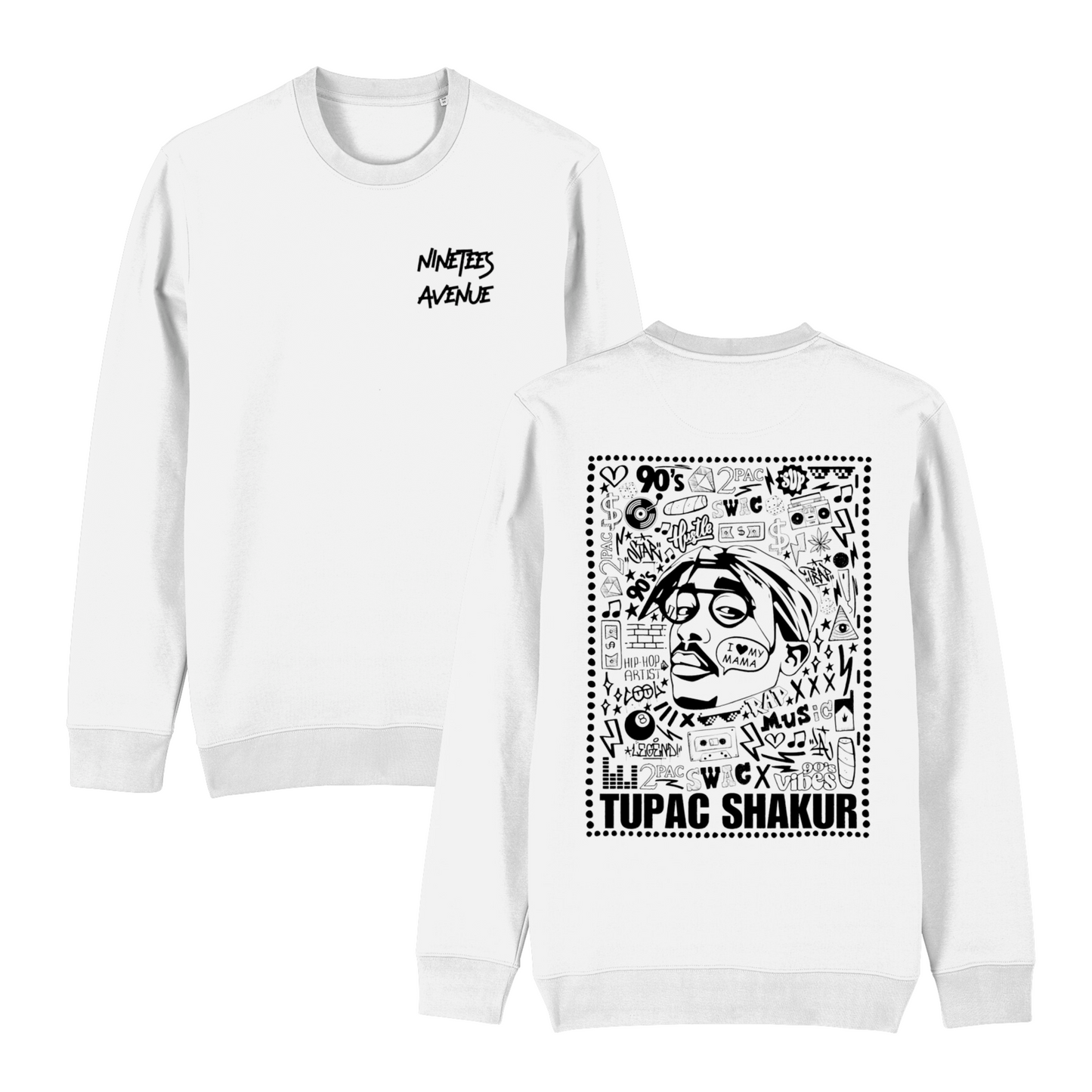 SWEATSHIRT TUPAC BLACK #6