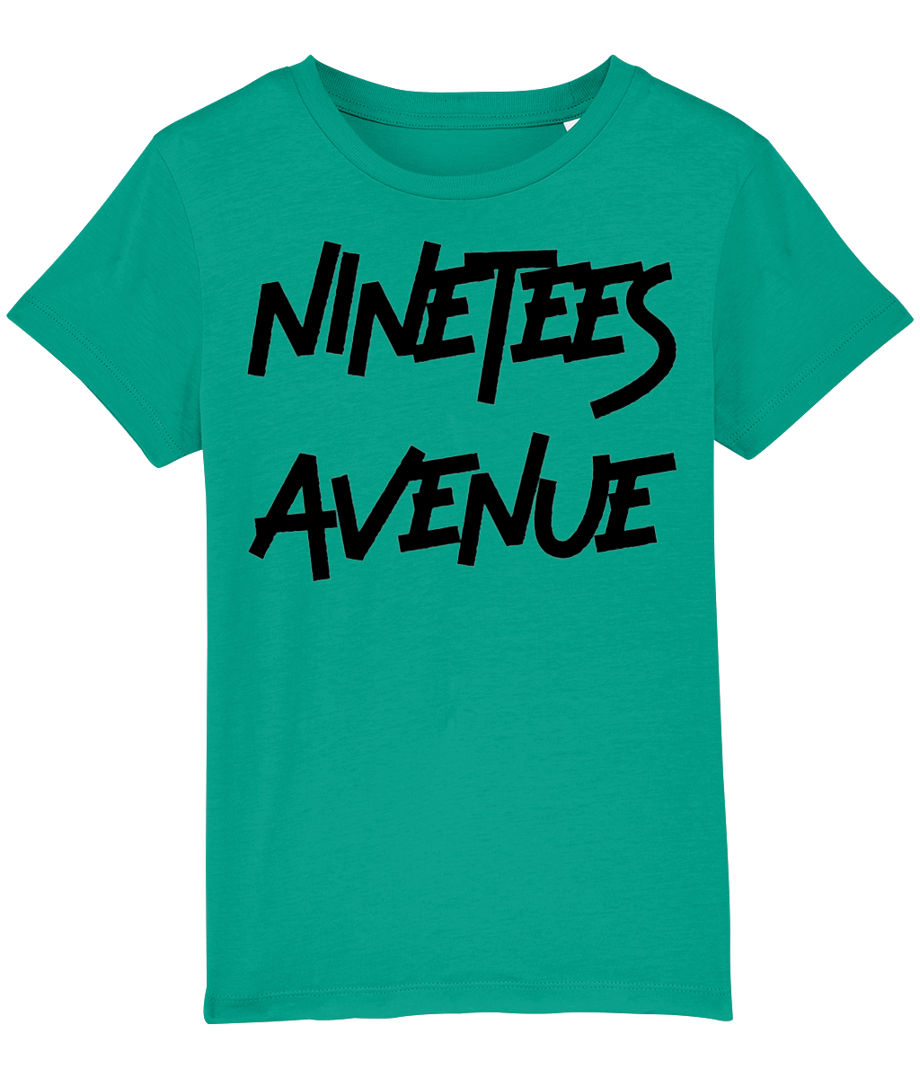 KIDS NINETEES ESSENTIALS BLACK-O-SHIRT