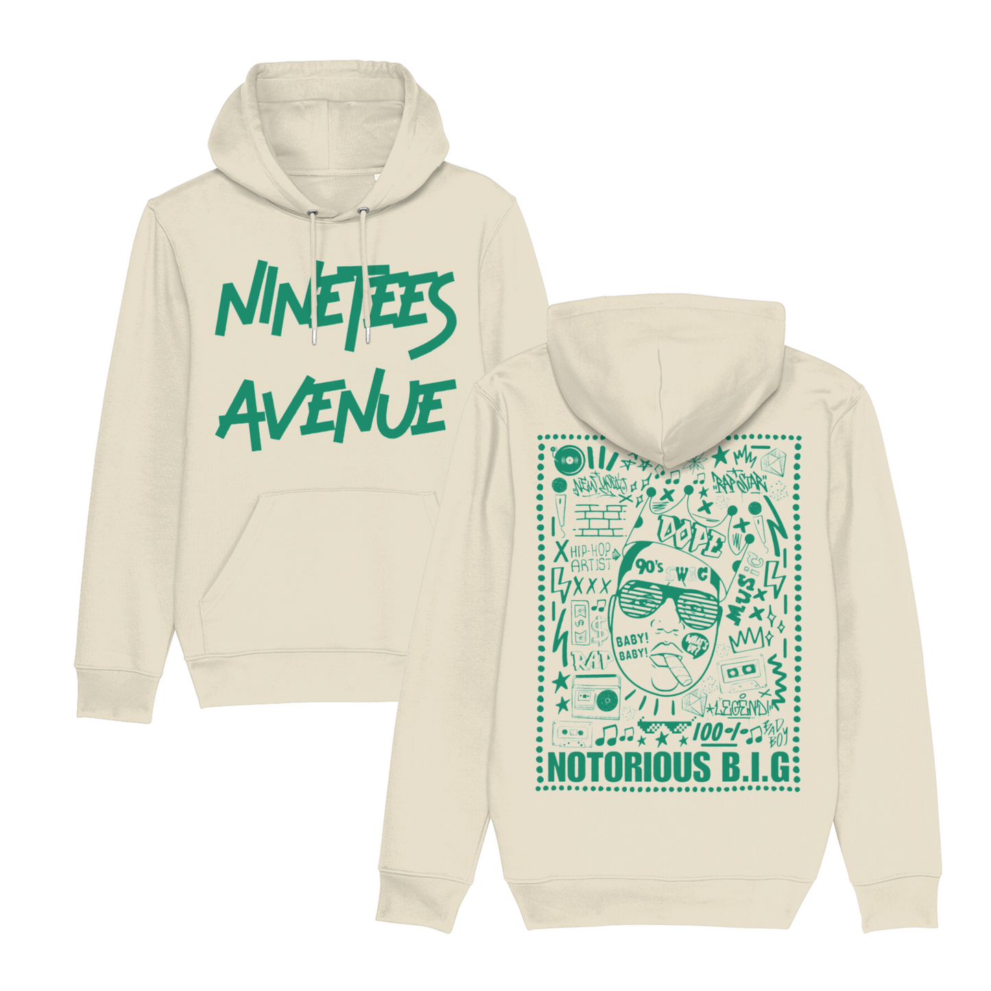 HOODIE BIGGIE GREEN