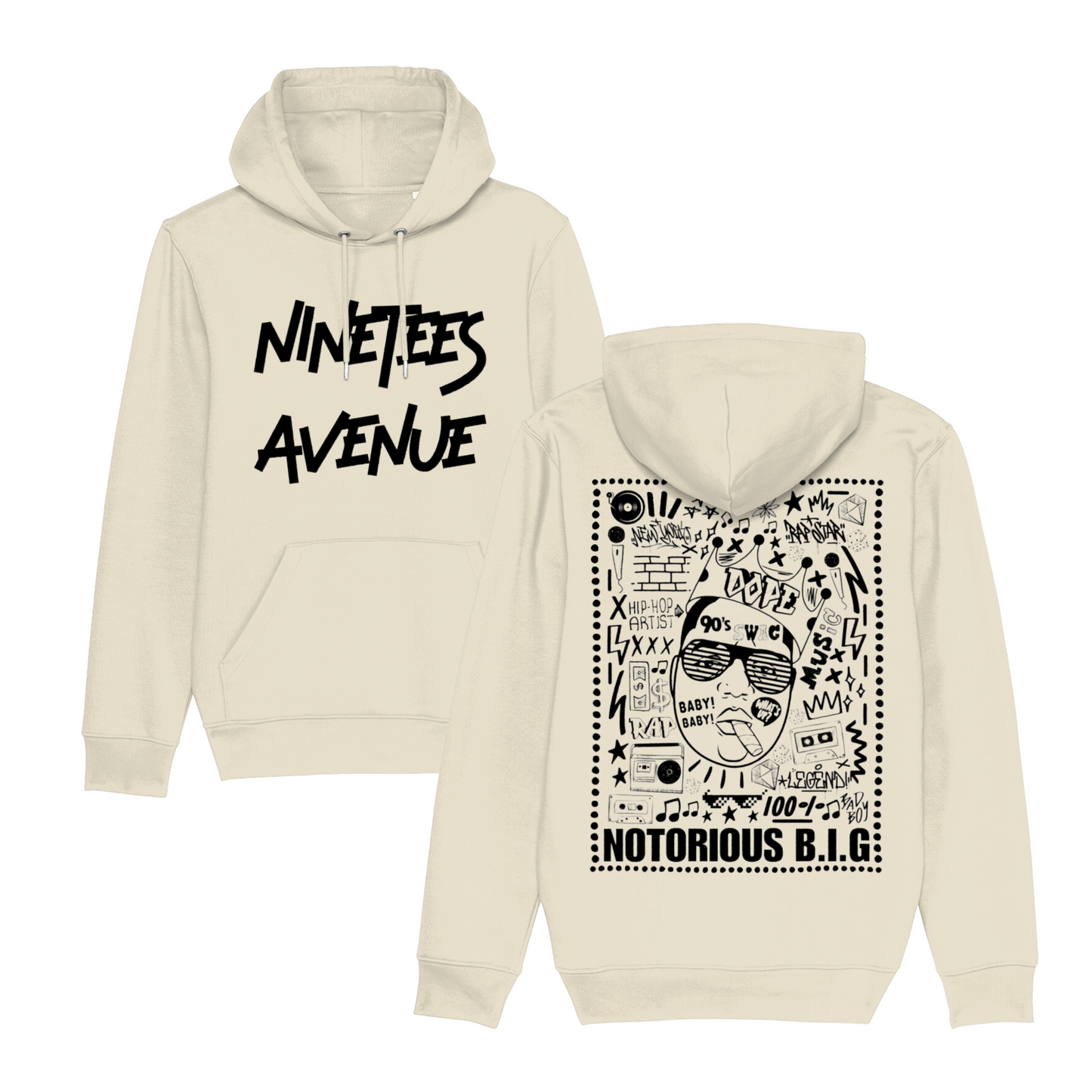 HOODIE BIGGIE BLACK