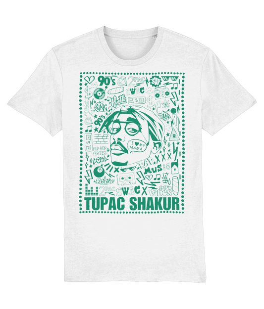 T-SHIRT TUPAC GREEN #6