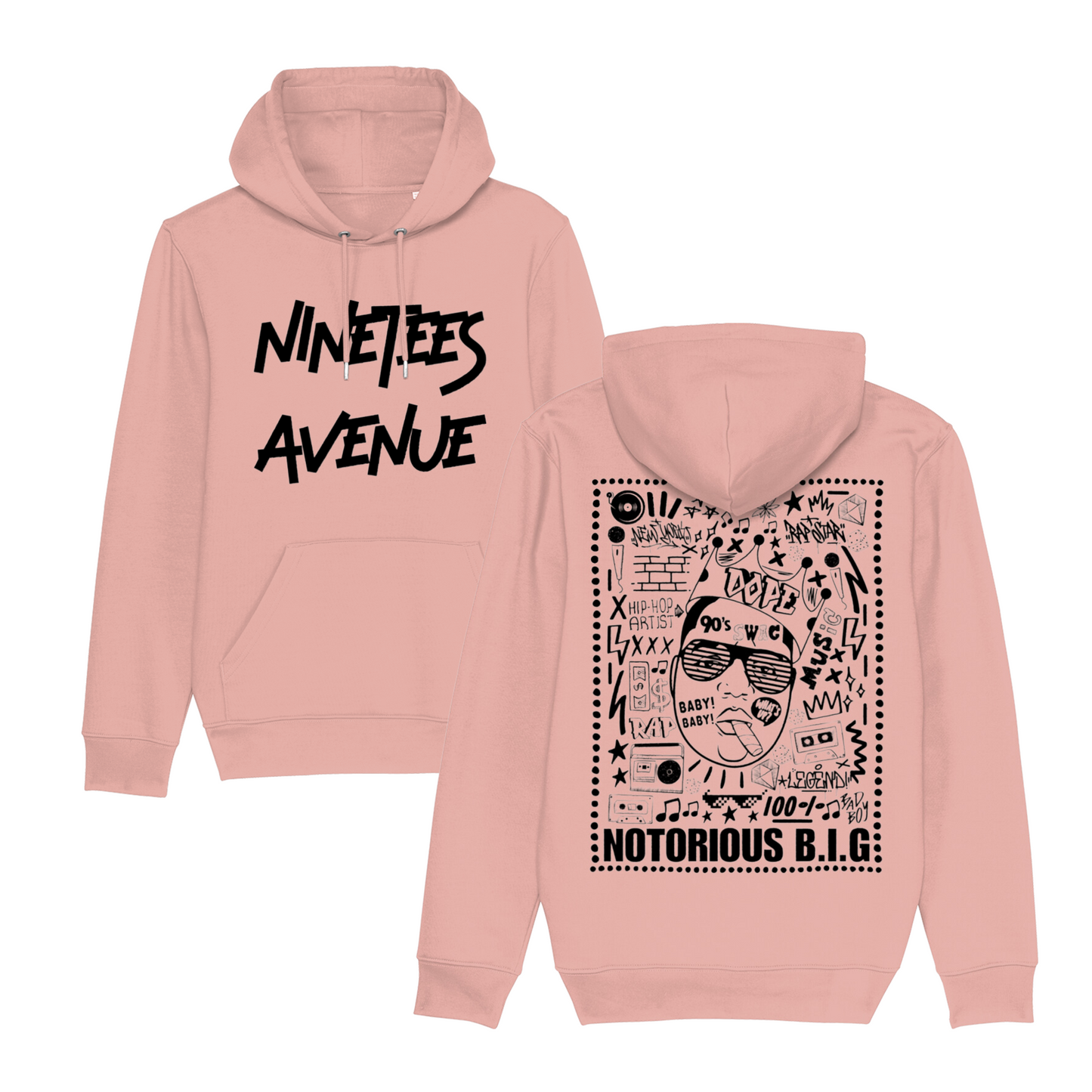 HOODIE BIGGIE BLACK