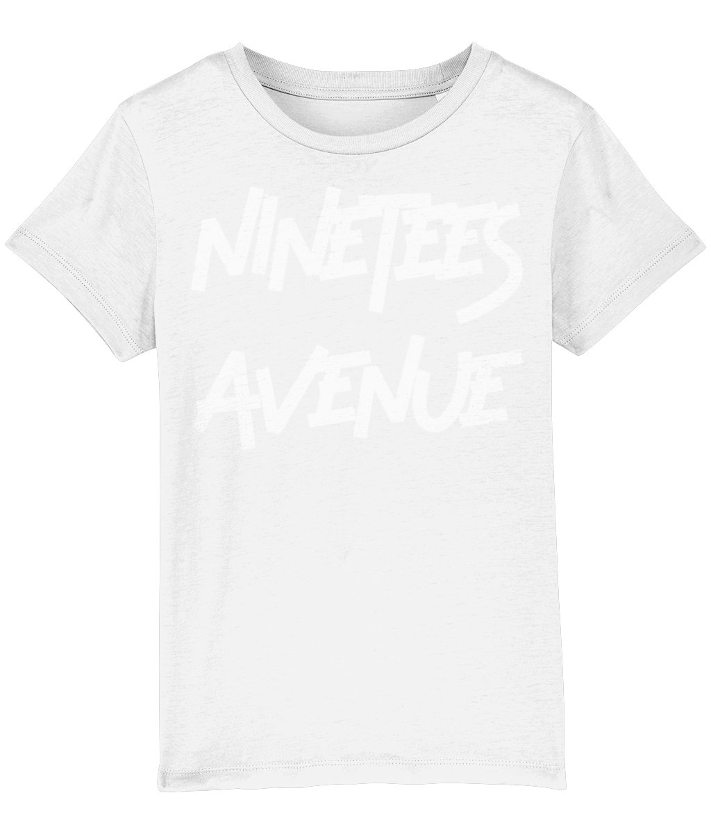 KIDS NINETEES ESSENTIALS WHITE-O-SHIRT