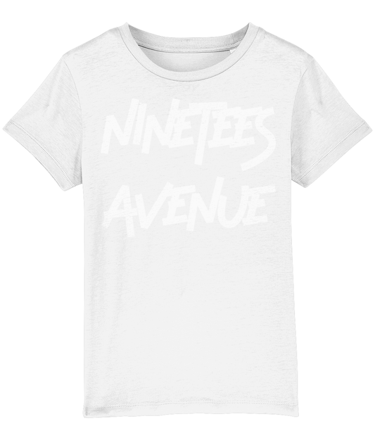 KIDS NINETEES ESSENTIALS WHITE-O-SHIRT