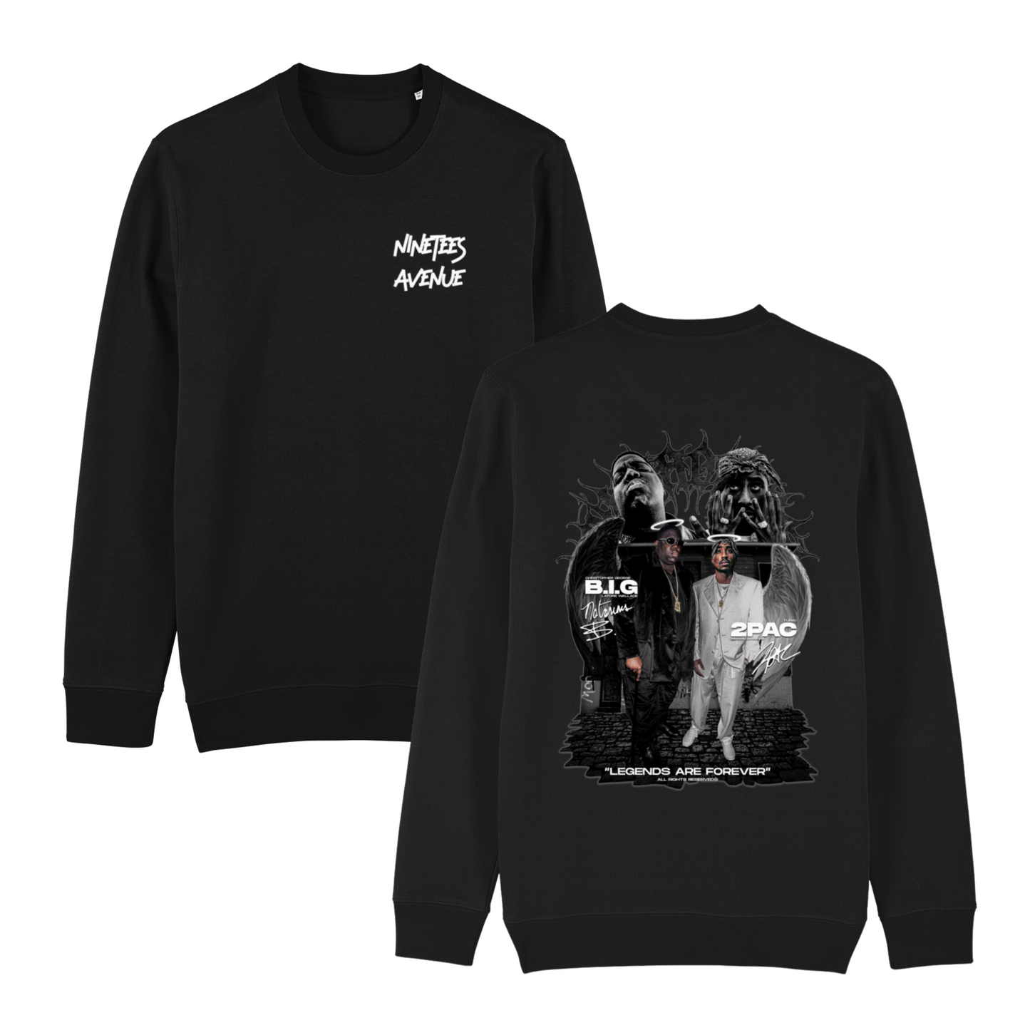 SWEATSHIRT NOTORIOUS B.I.G. & TUPAC