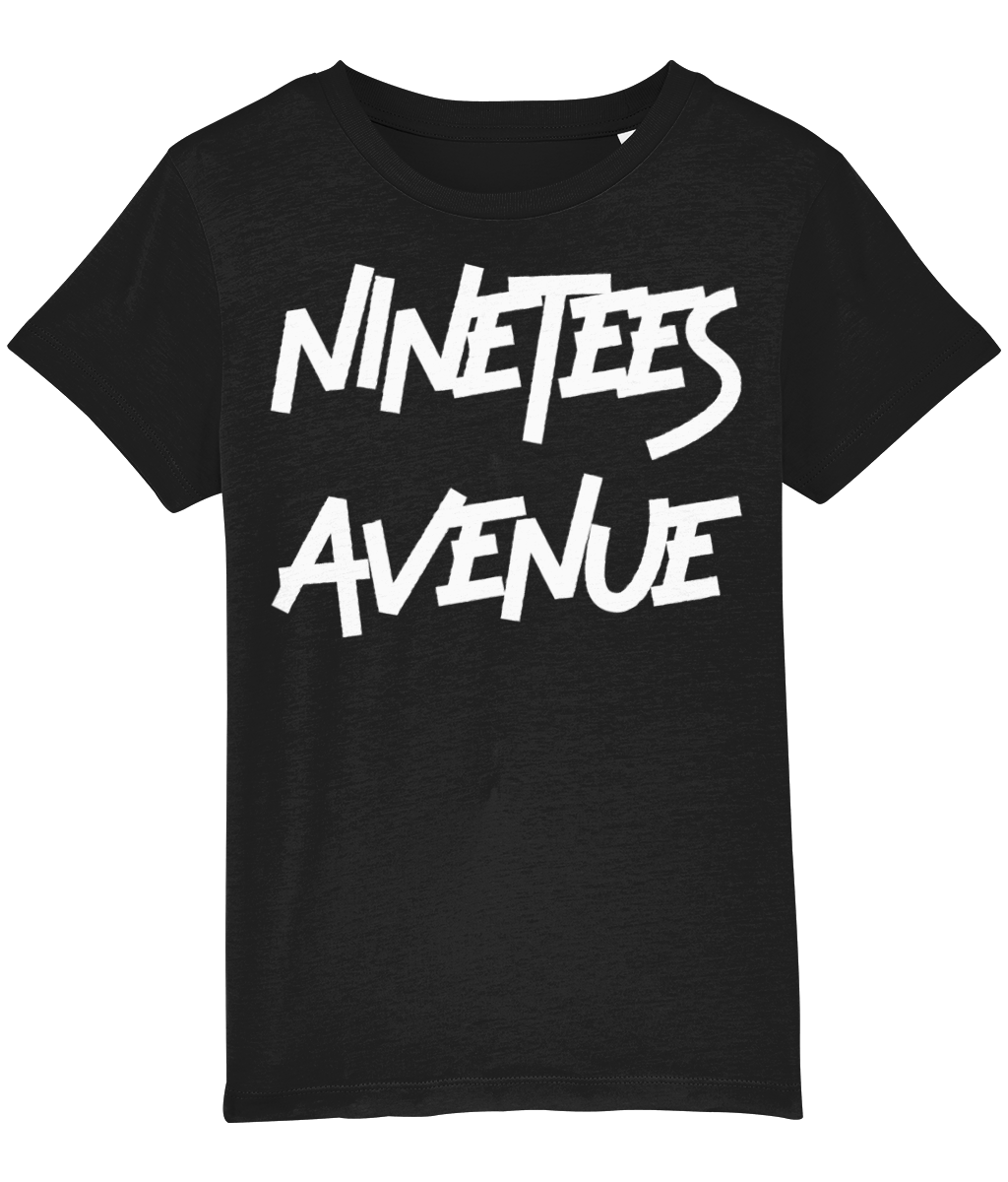 KIDS NINETEES ESSENTIALS WHITE-O-SHIRT