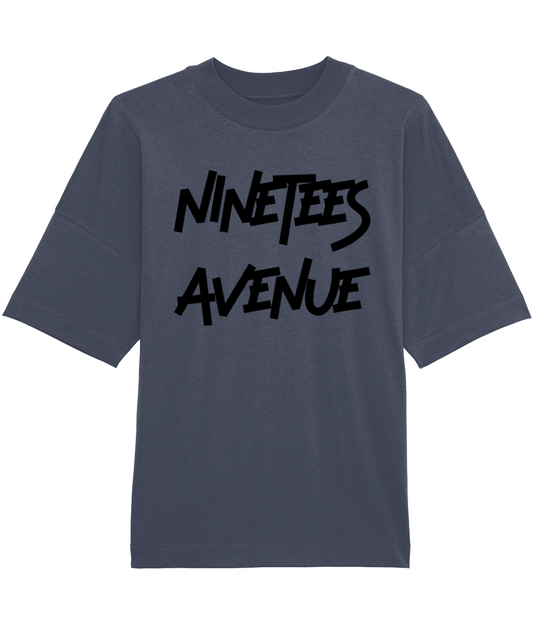 NINETEES ESSENTIALS OVERSIZED BLACK-O-SHIRT