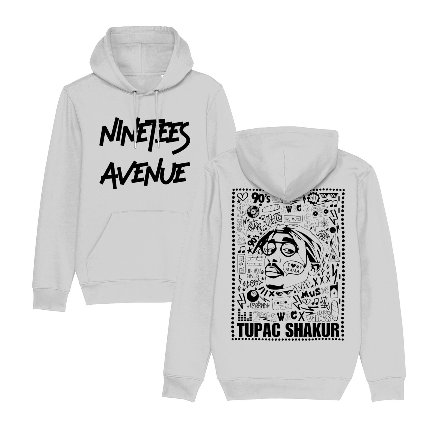 HOODIE TUPAC BLACK #6