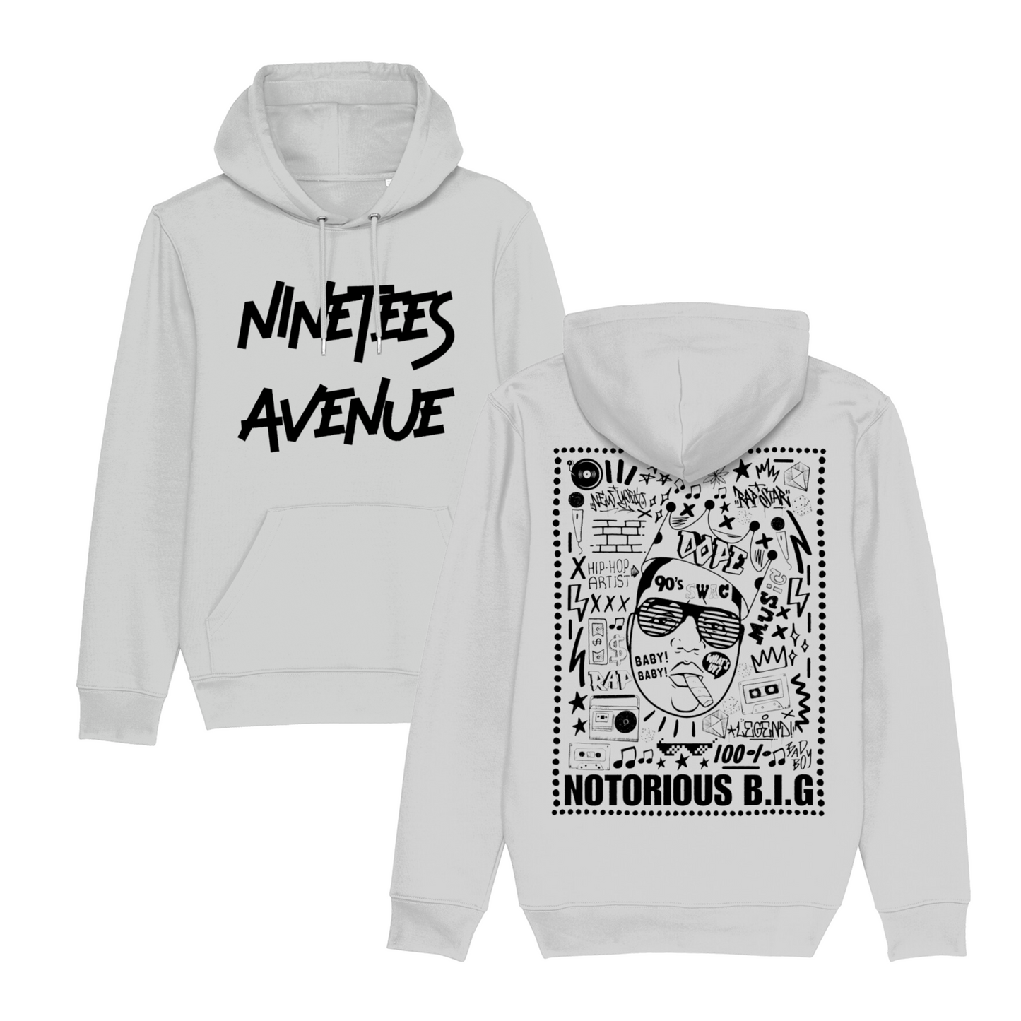 HOODIE BIGGIE BLACK