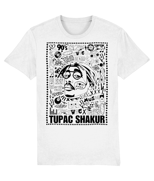 T-SHIRT TUPAC BLACK #6