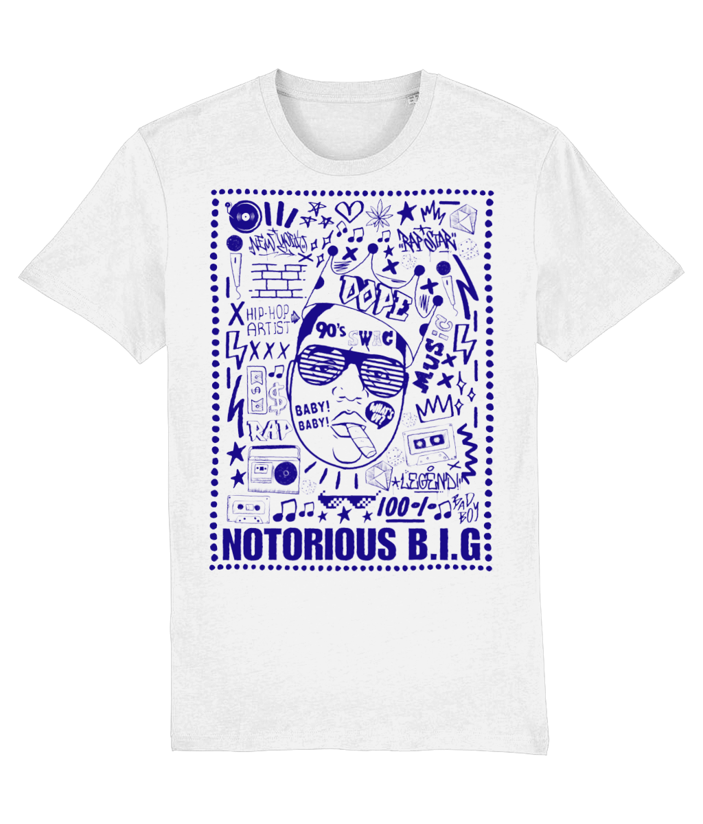 T-SHIRT BIGGIE BLUE