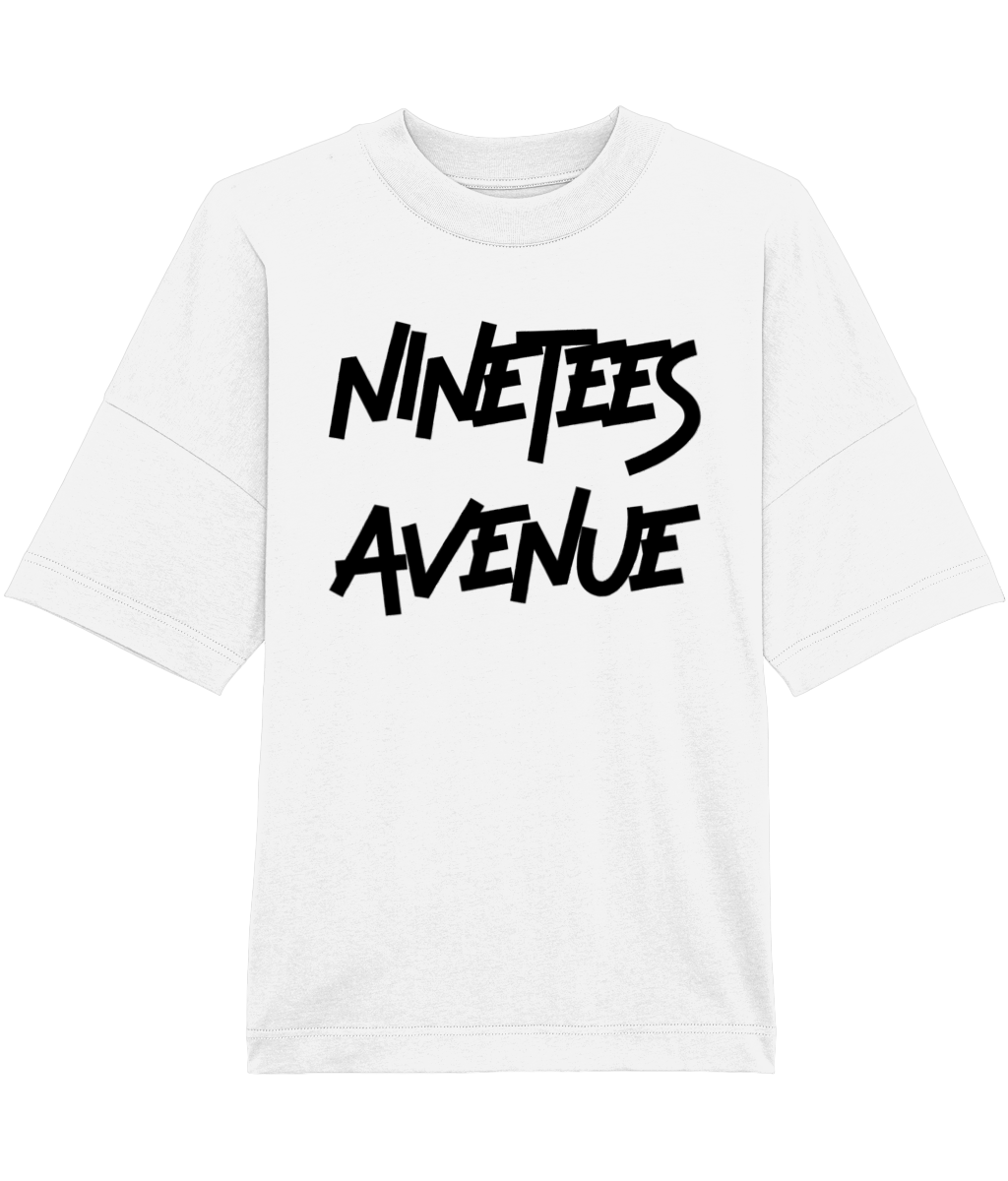 NINETEES ESSENTIALS OVERSIZED BLACK-O-SHIRT