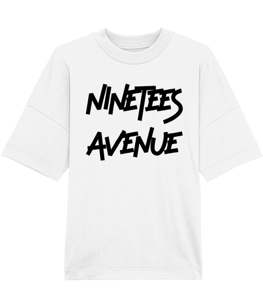 NINETEES ESSENTIALS OVERSIZED BLACK-O-SHIRT