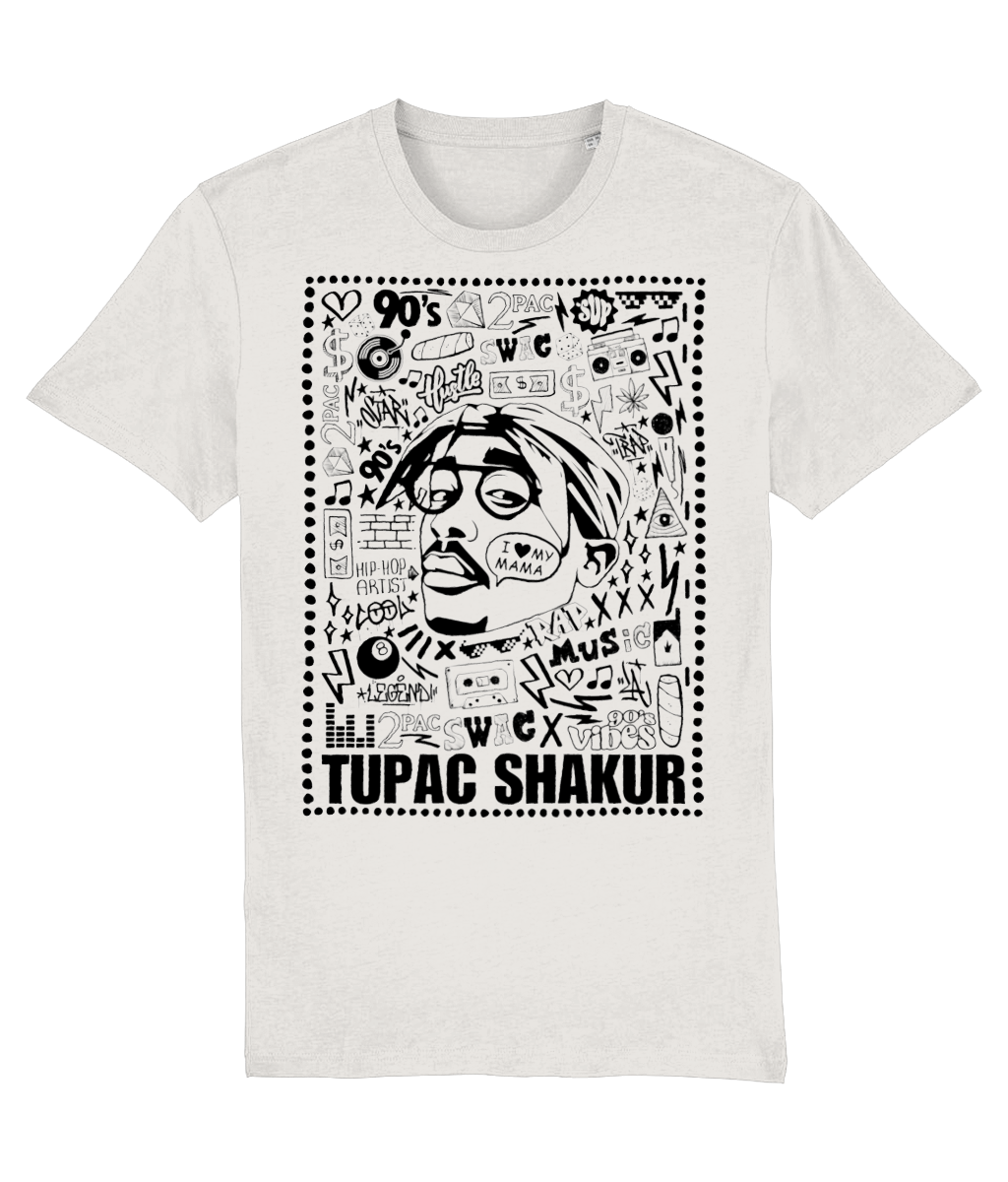 T-SHIRT TUPAC BLACK #6