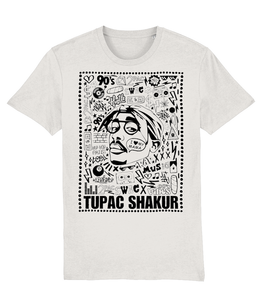 T-SHIRT TUPAC BLACK #6