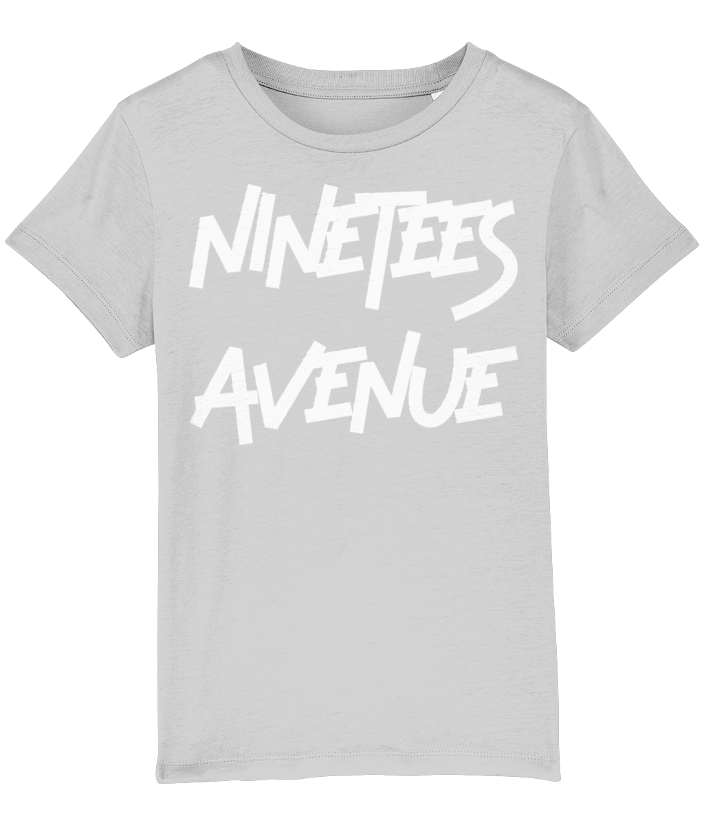 KIDS NINETEES ESSENTIALS WHITE-O-SHIRT