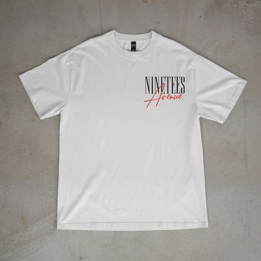 SIGNATURE TEE WHITE
