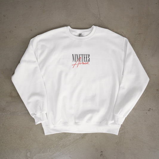 SIGNATURE SWEATER WHITE