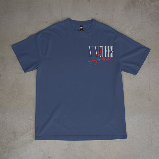 SIGNATURE TEE BLUE