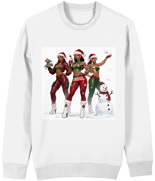 NINETEES CHRISTMAS FEMALE ELFS SWEATER