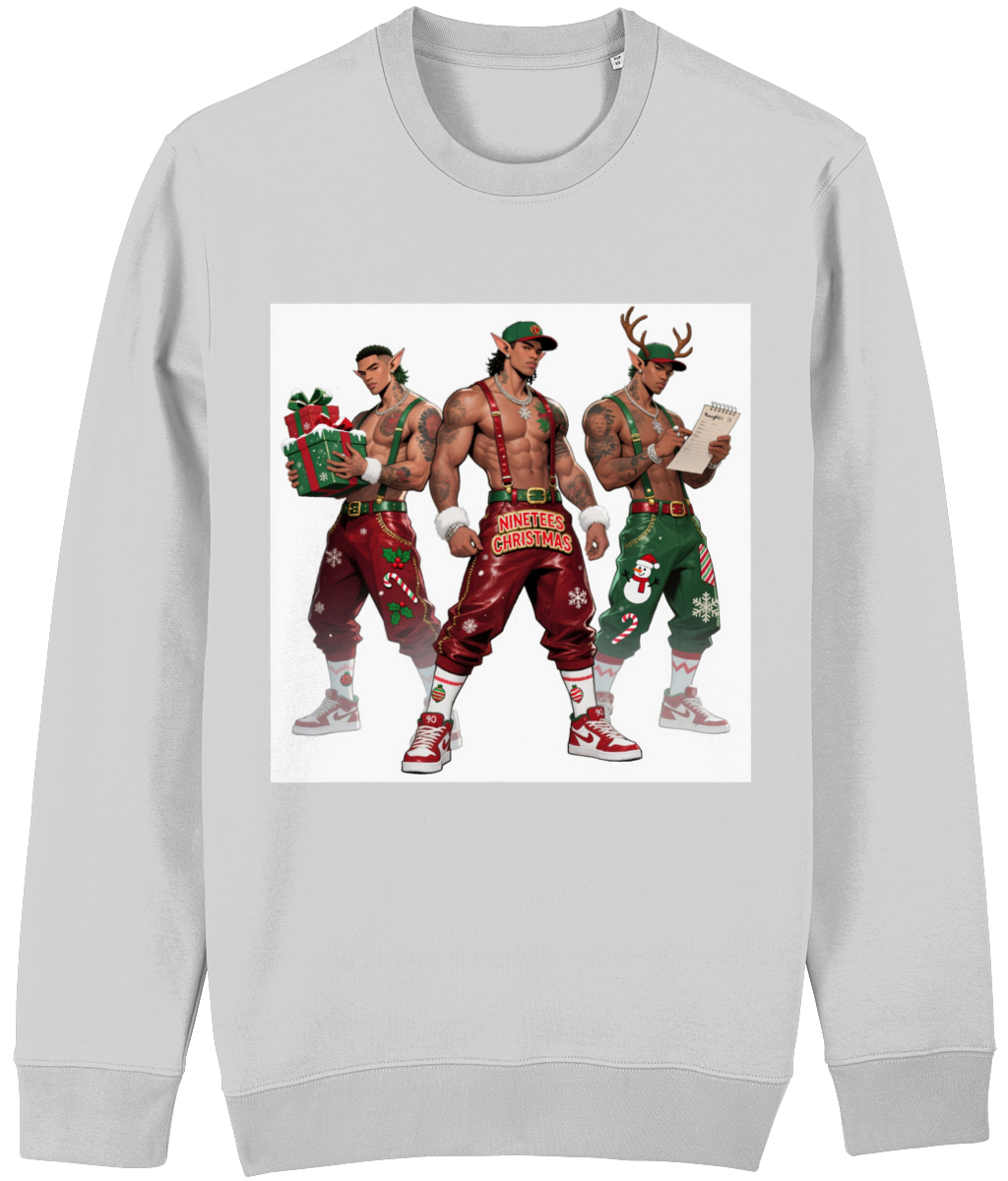 NINETEES CHRISTMAS MALE ELFS SWEATER