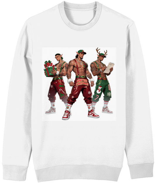 NINETEES CHRISTMAS MALE ELFS SWEATER