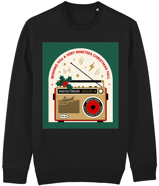 NINETEES CHRISTMAS RADIO SWEATER