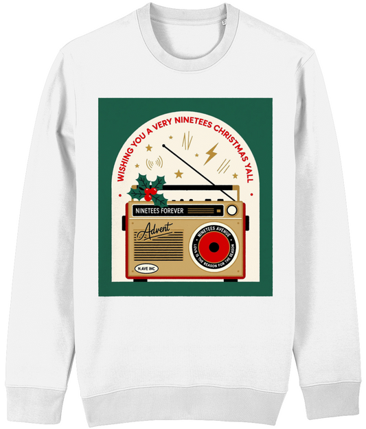 NINETEES CHRISTMAS RADIO SWEATER