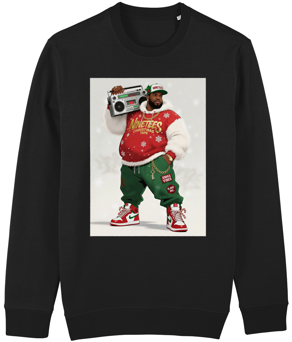 NINETEES CHRISTMAS TAPE SWEATER