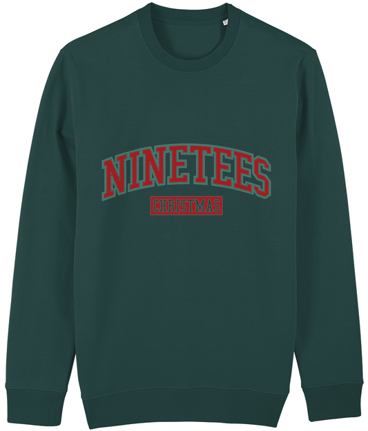 NINETEES CHRISTMAS VARSITY SWEATER