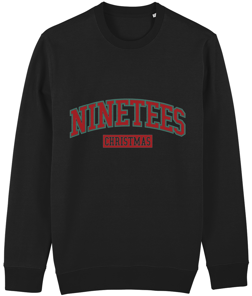 NINETEES CHRISTMAS VARSITY SWEATER