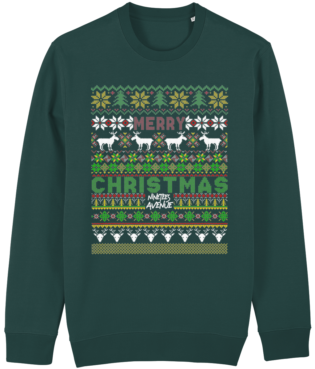 NINETEES MERRY CHRISTMAS UGLY SWEATER