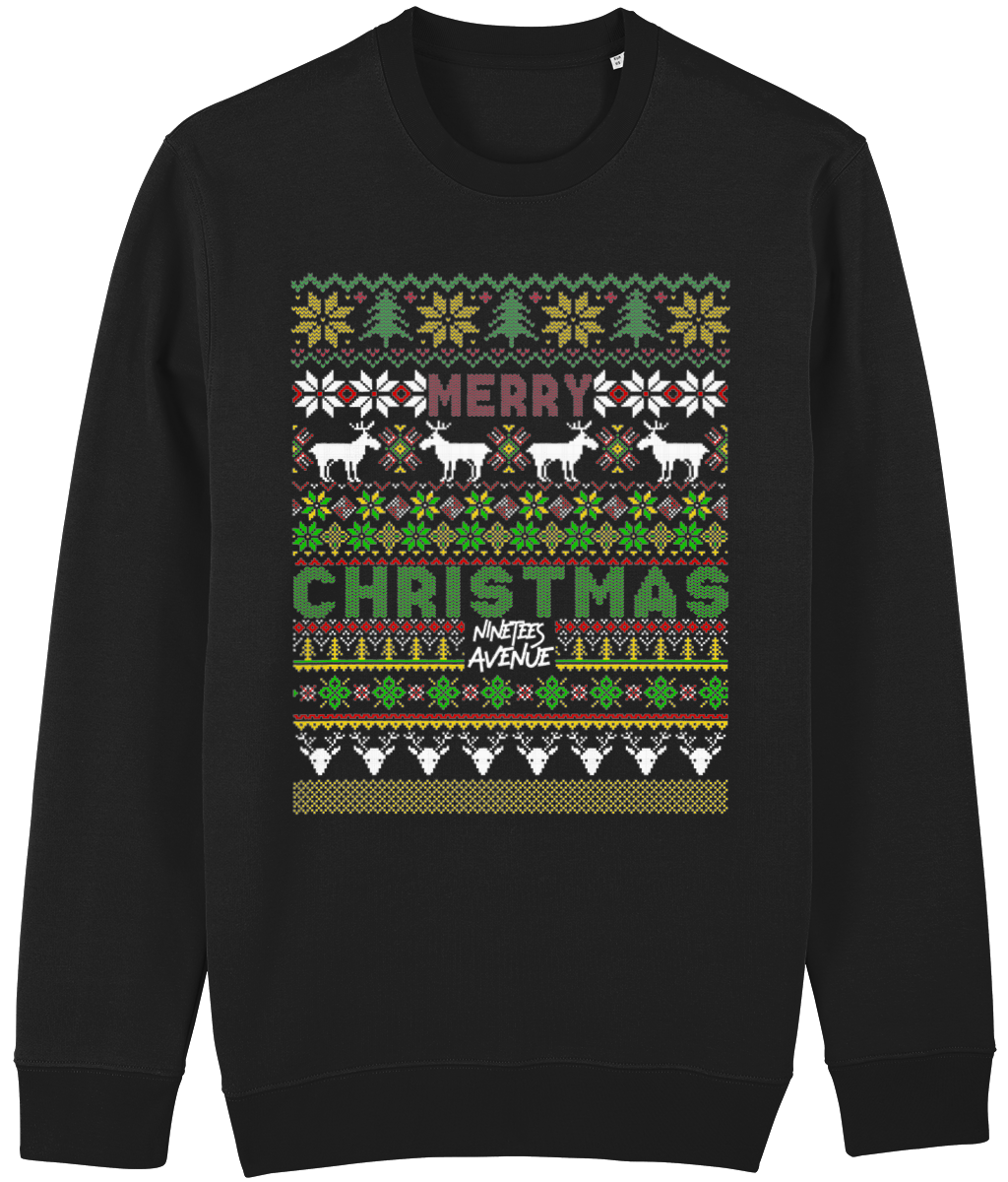 NINETEES MERRY CHRISTMAS UGLY SWEATER