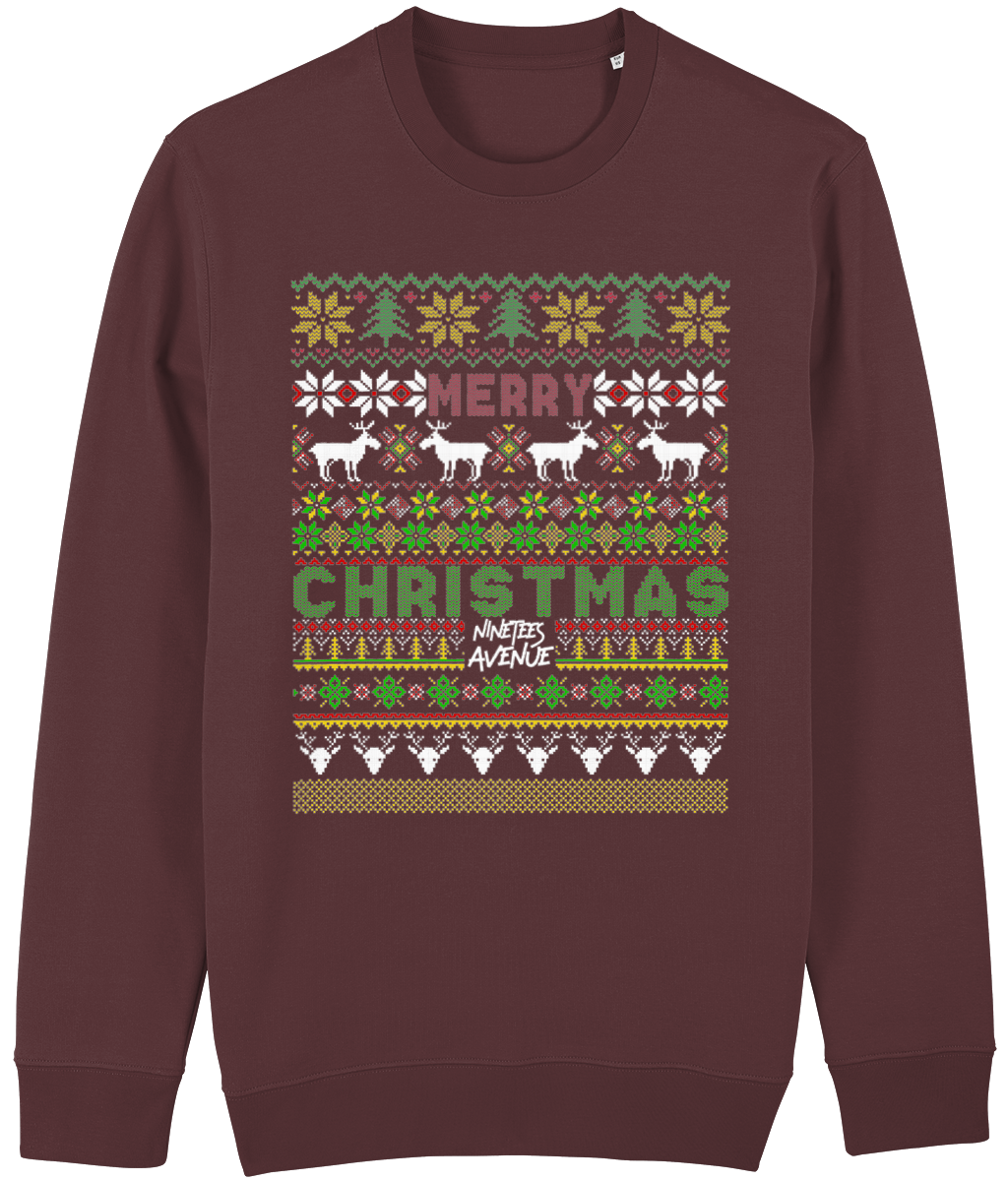 NINETEES MERRY CHRISTMAS UGLY SWEATER