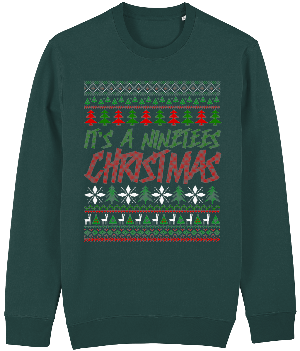IT'S A NINETEES CHRISTMAS UGLY SWEATER
