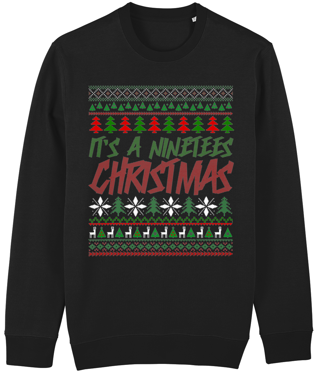 IT'S A NINETEES CHRISTMAS UGLY SWEATER