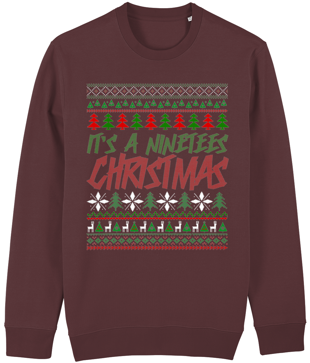 IT'S A NINETEES CHRISTMAS UGLY SWEATER