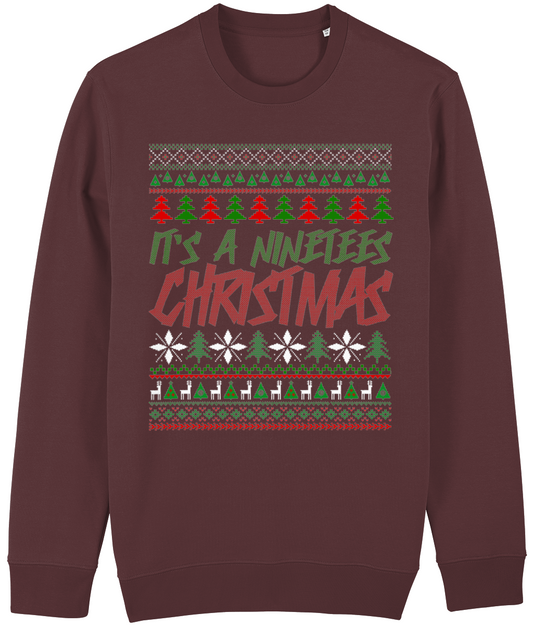 IT'S A NINETEES CHRISTMAS UGLY SWEATER