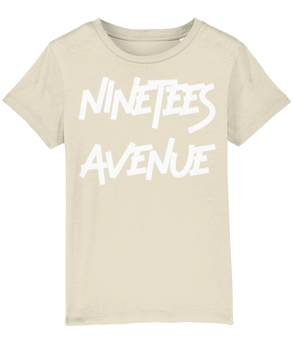 KIDS NINETEES ESSENTIALS WHITE-O-SHIRT