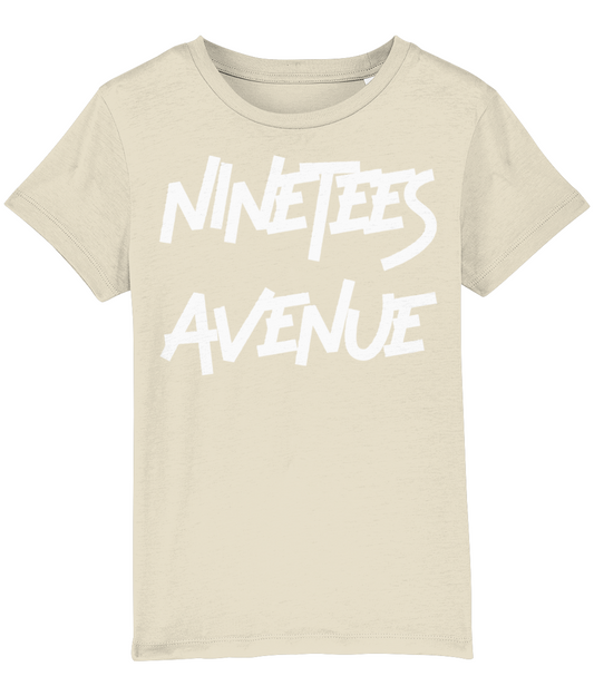 KIDS NINETEES ESSENTIALS WHITE-O-SHIRT