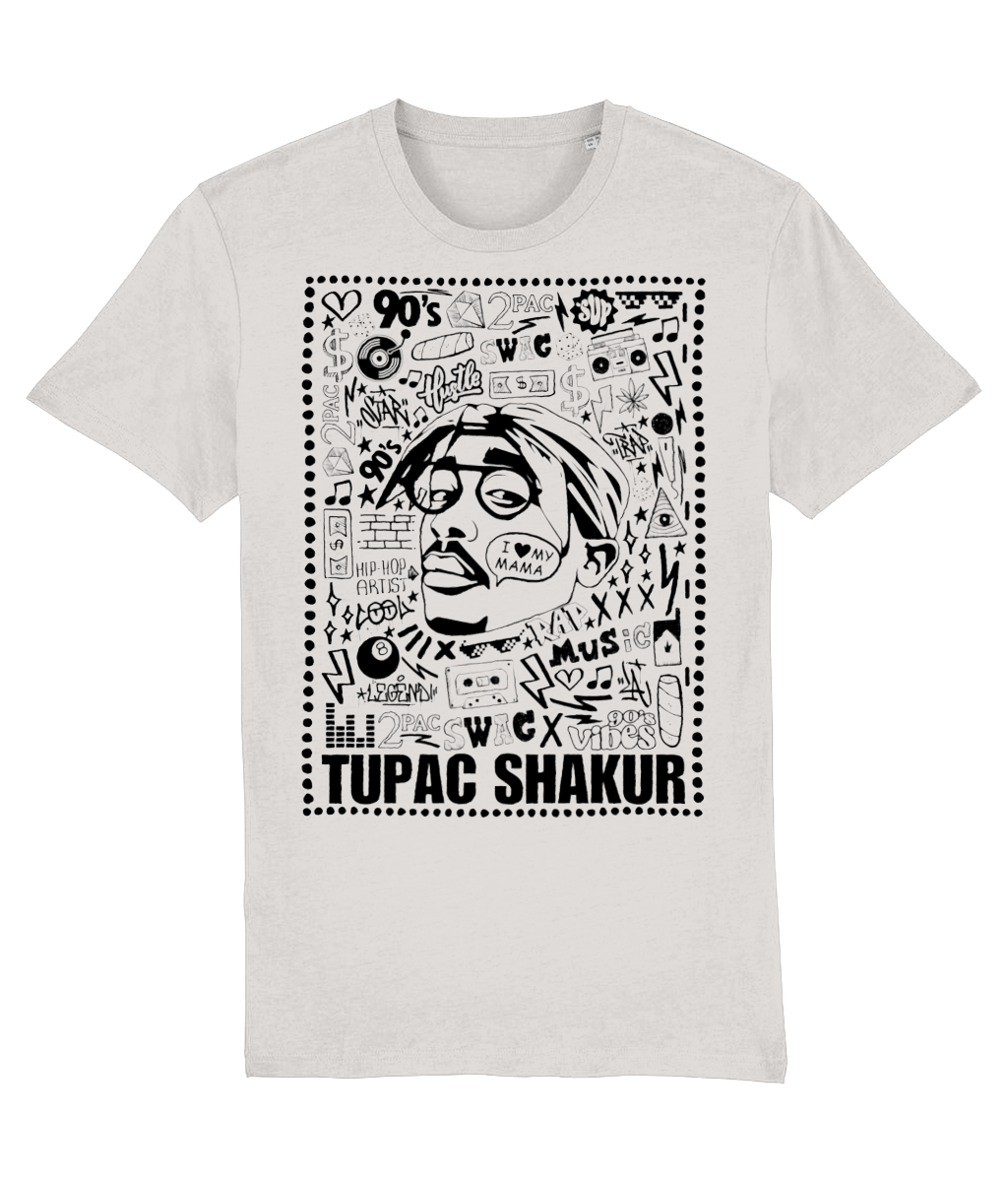 T-SHIRT TUPAC BLACK #6