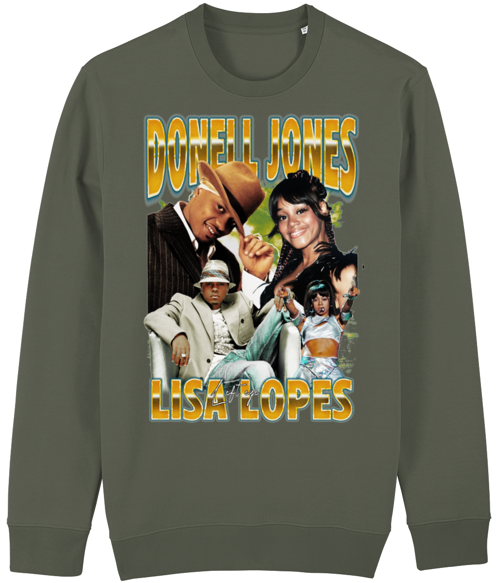 SWEATSHIRT DONELL JONES & LISA "LEFT EYE" LOPES