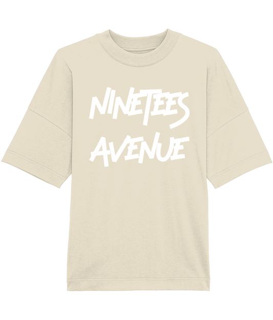 NINETEES ESSENTIALS OVERSIZED WHITE-O-SHIRT