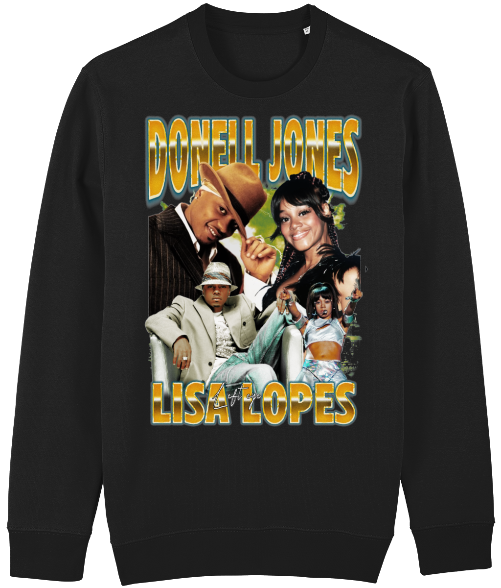 SWEATSHIRT DONELL JONES & LISA "LEFT EYE" LOPES