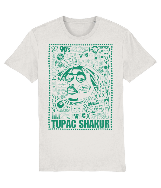 T-SHIRT TUPAC GREEN #6