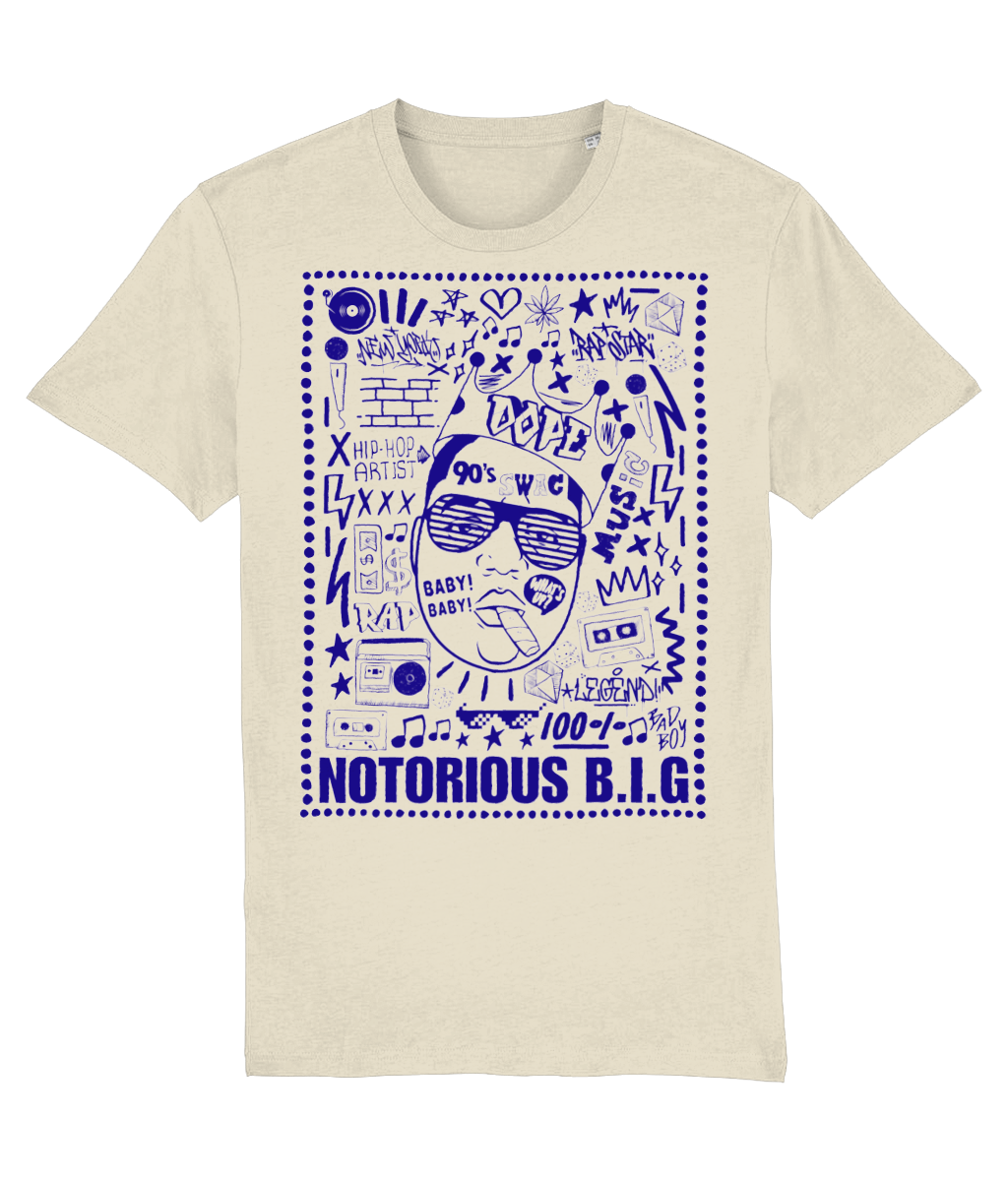 T-SHIRT BIGGIE BLUE